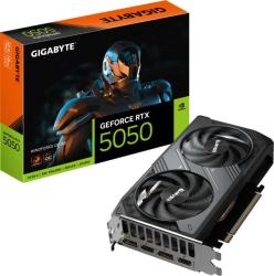 GIGABYTE GeForce RTX 5050 WINDFORCE OC 8GB GDDR6 128bit (GV-N5050WF2OC-8GD) Videokártya