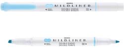 Zebra Mildliner Fluorescent kék kettős végű szövegkiemelő (78120) (78120)