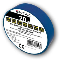 Avide Entac Szigetelőszalag 0.13x19mm Kék 20m (EIT-1319-20M-BL)