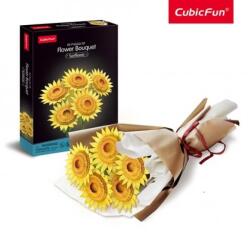 CubicFun Napraforgó csokor 209 db-os (3D-P866)