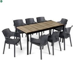 Keter Romen Large 8+1 kerti bútor garnitúra szett kőris-grafit 260574_247234_8