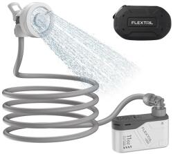 FLEXTAIL MAX Shower - Hordozható, újratölthető kültéri zuhany, 3, 0L/perc vízáramlással (MS2500-WT-I)