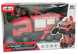 RC transzformer tűzoltó autó, vizet spriccel (110106855)