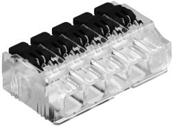 OBO Vezeték összekötő 5x 0, 2-4, 0mm2 univerzális, átlátszó, fekete működtető karral OBO 2054425 (61 HSK45) (2054425) - lumenet