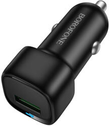 BOROFONE BZ34 Cloud autós töltő - USB - QC 3.0 18W fekete