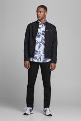 Jack & Jones Jack & Jones, Rocky műbőr dzseki, Koptatott fekete, M (12147218-JET-BLACK-M)