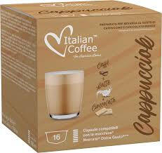 Italian Coffee Dolce Gusto kompatibilis Cappuccino kapszula Fehér csokoládés (16 db)
