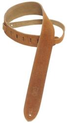 Levy's MS12-HNY Gitárpánt, hasított bõr, bõr hátlappal, állítható 91-132cm, méz (MS12-HNY)