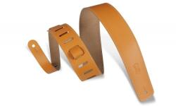 Levy's DM1-TAN Gúitárpánt, dupla szegélyezet, szarvasbõr, 6cm széles, 140cm hosszú, diószín (DM1-TAN)