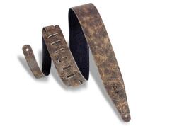 Levy's MG317BOG-BRN Gitárpánt, koptatott bõr, 6cm széles, 152cm hosszú, barna (MG317BOG-BRN)