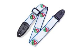 Levy's MPPV2-NT Gitárpánt, poliészter, kanadai tartományi címer, bõr végek, 5cm széles, 152cm hosszú (MPPV2-NT)