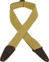 Levy's MC8SMK-001 Gitárpánt, bõr végekkel, gyapjú, bõr berakással, zöld szín, sötét barna vég (MC8SMK-001)