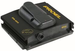 Proel GF22 Pedál kapcsoló, ON/OFF ABS - alumínium, 6, 3 mm mono Jack aljzat, működés: 9V elem (GF22)