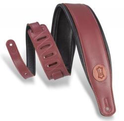 Levy's MSS2-BRG Gitárpánt, egyedi minta, hab béléssel és bõr hátsó résszel, állítható: 93-129cm, bordó (MSS2-BRG)