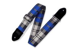 Levy's MC8VIN-009 Gitárpánt, nyomtatott mintával, bõr végekkel, pamut, 5cm széles, 88-152cm hosszú, mintás (MC8VIN-009)