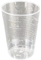  Műanyag rövides pohár - PET 2/4/5cl