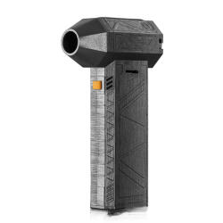 Techsuit - Mini Szuper Jet Ventilátor (YY01) - Turbó Ventilátor, 3 Állítható Sebességgel, 120W, 8000mAh, 130000RPM - Fekete