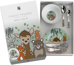 WMF Set vesela pentru copii WMF Waldfreunde 6 piese, vesela pentru copii cu tacamuri pentru copii de la 3 ani, otel inoxidabil lustruit Cromargan, poate fi spalat in masina de spalat vase (1286119964) Tacam