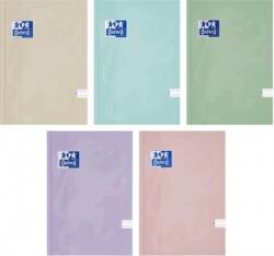 OXFORD Caiet Oxford Touch Pastel, A5 96 file, coperta plastifiata rigida soft touch, PEFC, margine liniata, dictando, diverse culori pastel 400175293