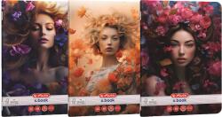Herlitz Caiet Herlitz A5, 48 file, dictando, colturi rotunjite, motiv Beauty, diverse modele HZ9497470