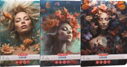 Herlitz Caiet Herlitz A5, 48 file, patratele, colturi rotunjite, motiv Beauty, diverse modele HZ9497480