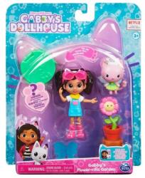 Spin Master Gabby's Dollhouse 20130494 - Papusa cu pisicuta si gradina lui Gabby (20130494) Figurina
