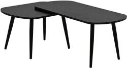 IdePar Konferenciaasztal - Brosco, fekete fa díszítéssel