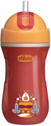 Chicco Спортна чаша със сламка Chicco - 266 ml, 14 m+, Червена (N0420)