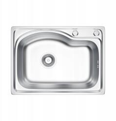 Melanstar Egykamrás mosogató Melanstar rozsdamentes acél 58x43 cm (MEL5843MD)