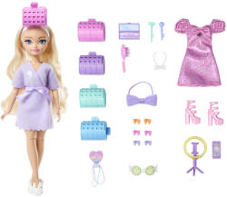 Mattel Barbie, Dream Besties, Get ready with Barbie! , papusa Malibu cu accesorii Papusa Barbie