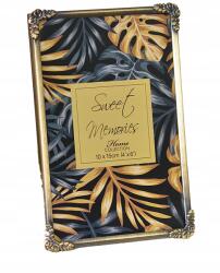 Poldom Fém fotókeret 10x15 matt arany (R-105 Zg) (5901560639608)