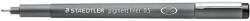 STAEDTLER Pigment Liner 0.5 mm Tusfilc -Fekete (10db/csomag) (308 05-9) (308 05-9)