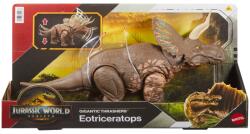 Mattel Figurina articulata, Jurassic World Gigantic Thrashers, Eotriceratops, JGB93 Figurina