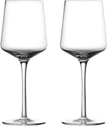 Zone Fehér borospohár ROCKS 300 ml, 2 db szett, átlátszó, üveg, zóna Dánia (ZO24440)