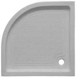 Belform Cadita de dus semirotunda, acril, alba, 90x90x15 cm, Belform, sifon inclus, Bella (27CB0035)