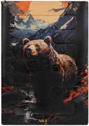 Nils Camp 3 az 1-ben dupla hálózsák NC3601 Nils Camp 200 CM barna|fekete