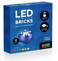 Open Brick Source Jucarie - Seturi de constructie cu lumini Stax - Junior (15 piese) (M-09001) - ookee