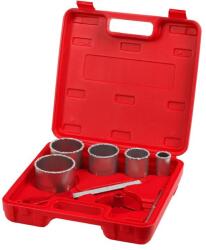 Berger keményfém szemcsés csempelyukfúró készlet 8r. HM 33-83mm kofferben (030505-0092)