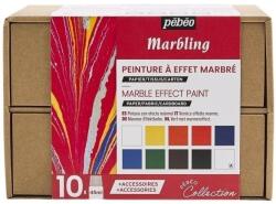 Pébéo 758495 Un set de culori pentru marmorare 10 x 45 ml (758495)