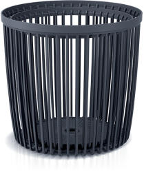 Prosperplast Clubo Antracit Kerek Tárolókosár 38, 6 cm (PPP-ICLU1S-S433)