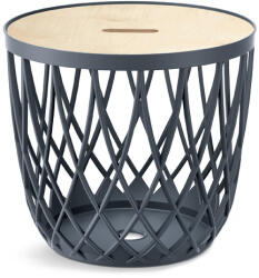 Prosperplast Uniqubo Rácsos Tárolóasztal Antracit Fa Tetővel IKUB20T-S433 (PPP-IKUB20T-S433)