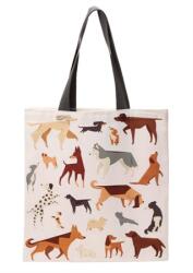  Bevásárlótáska hosszúfülű, 38x42x0, 3cm összehajtható, Kutyás