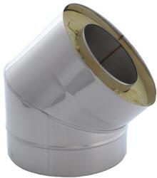 DARCO Szigetelt Kémény Elhúzó Idom 45° 200/300 (ws-ksd200/300/45-ch6)