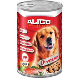 Alice Professional dog konzerv marha 1240g nedves eledel kutyak reszere