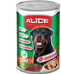 Alice Professional dog konzerv vadhusos 1240g nedves eledel kutyak reszere