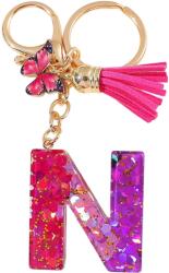 HARAHU Ábécé kulcstartó - N/Rózsaszín/Pillangó KP37958