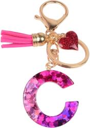 HARAHU Ábécé kulcstartó - C/Rózsaszín/Szív KP37973