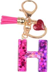HARAHU Ábécé kulcstartó - H/Rózsaszín/Szív KP37978