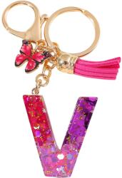 HARAHU Ábécé kulcstartó - V/Rózsaszín/Pillangó KP37966