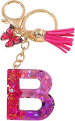 HARAHU Ábécé kulcstartó - B/Rózsaszín/Pillangó KP37946